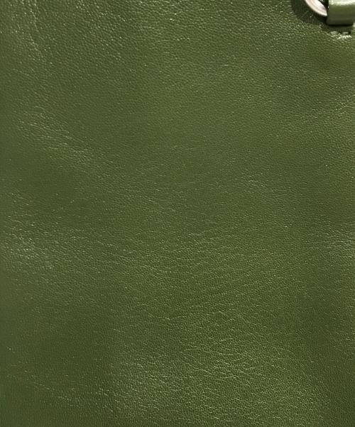 JIL SANDER（ジルサンダー）JIL SANDER (ジルサンダー) LINK POUCH クロスボディバッグ グリーンの古着・服飾アイテム