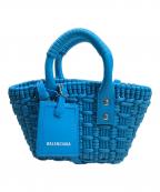 BALENCIAGAバレンシアガ）の古着「ビストロバスケットバッグ」｜ブルー