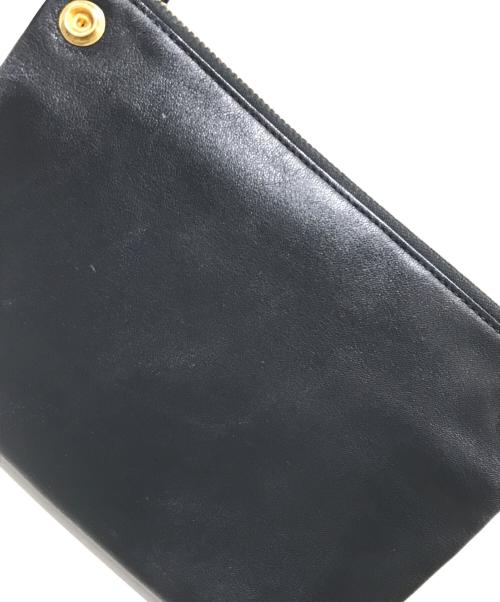 CELINE（セリーヌ）CELINE (セリーヌ) トリオラージショルダーバッグ ブラックの古着・服飾アイテム