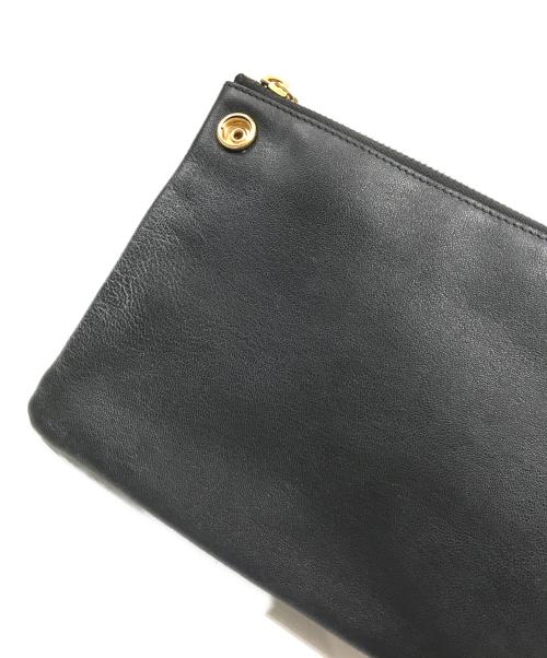 CELINE（セリーヌ）CELINE (セリーヌ) トリオラージショルダーバッグ ブラックの古着・服飾アイテム