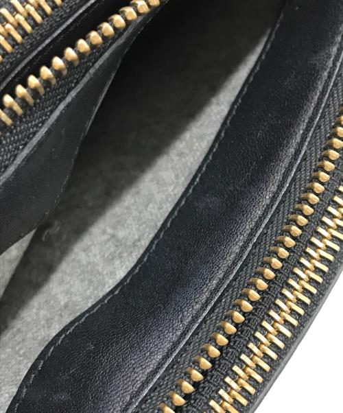 CELINE（セリーヌ）CELINE (セリーヌ) トリオラージショルダーバッグ ブラックの古着・服飾アイテム