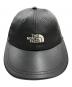 THE NORTH FACE (ザ ノース フェイス) Supreme (シュプリーム) レザー 6パネル キャップ ブラック：11000円