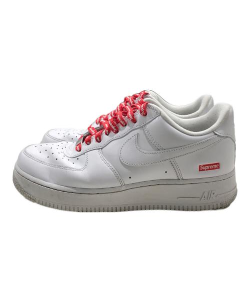 NIKE（ナイキ）NIKE (ナイキ) SUPREME (シュプリーム) エアフォース1 ロー ホワイト サイズ:US9.5/UK8.5/EUR43の古着・服飾アイテム