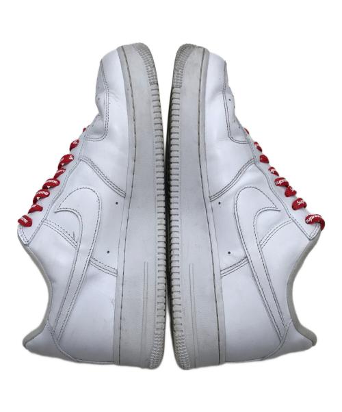 NIKE（ナイキ）NIKE (ナイキ) SUPREME (シュプリーム) エアフォース1 ロー ホワイト サイズ:US9.5/UK8.5/EUR43の古着・服飾アイテム