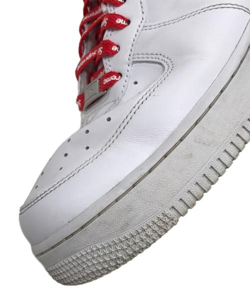 NIKE（ナイキ）NIKE (ナイキ) SUPREME (シュプリーム) エアフォース1 ロー ホワイト サイズ:US9.5/UK8.5/EUR43の古着・服飾アイテム