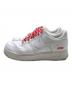NIKE (ナイキ) SUPREME (シュプリーム) エアフォース1 ロー ホワイト サイズ:US9.5/UK8.5/EUR43：10000円