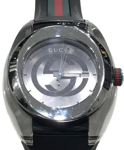 GUCCI（グッチ）GUCCI (グッチ) SYNCリストウォッチ シルバーの古着・服飾アイテム