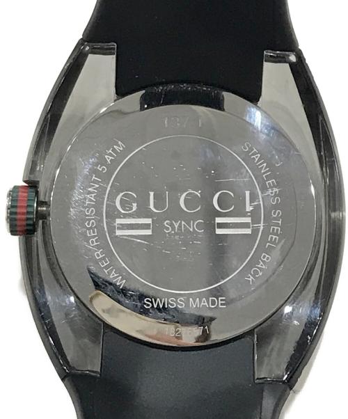 GUCCI（グッチ）GUCCI (グッチ) SYNCリストウォッチ シルバーの古着・服飾アイテム
