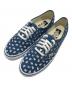 VANS（ヴァンズ）の古着「ローカットスニーカー」｜ブルー×ホワイト