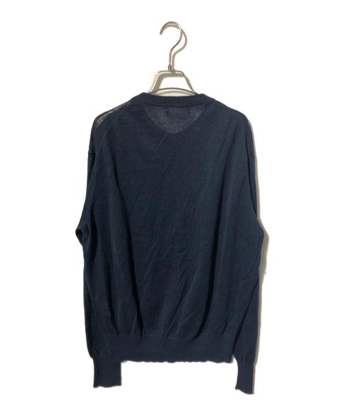 FOLL（フォル）FOLL (フォル) summer linen wardrobe cardigan ネイビー サイズ:2の古着・服飾アイテム