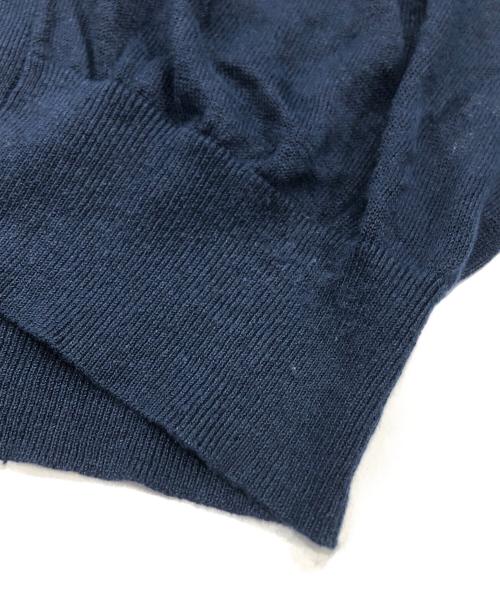 FOLL（フォル）FOLL (フォル) summer linen wardrobe cardigan ネイビー サイズ:2の古着・服飾アイテム