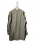 HEUGN (ユーゲン) Linen Rob ヘビーリネンバンドカラーシャツ/ノーカラーシャツ グレー サイズ:3：20000円