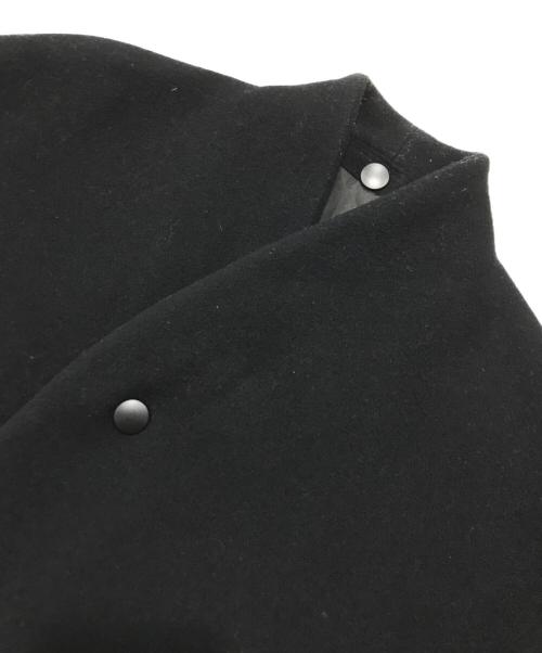 THE Sakaki（ザ サカキ）THE Sakaki (ザ サカキ) レザー切替スタジャン ブラック×レッド サイズ:Ｓの古着・服飾アイテム