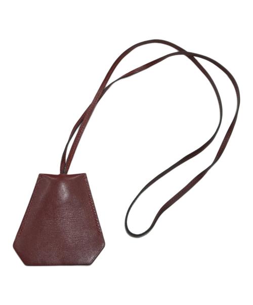 HERMES（エルメス）HERMES (エルメス) クロシェットネックレス レッドの古着・服飾アイテム