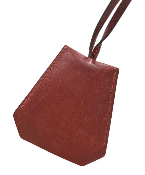 HERMES（エルメス）HERMES (エルメス) クロシェットネックレス レッドの古着・服飾アイテム