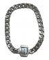 GUCCI (グッチ) チェーンブレスレット シルバー：25000円