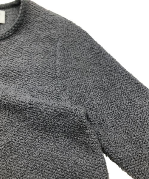 MACPHEE（マカフィー）MACPHEE (マカフィー) パイピングクルーネックカーディガン グレー サイズ:Ｓの古着・服飾アイテム