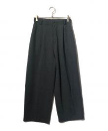 ETRE TOKYO（エトレトウキョウ）の古着「スウェットタックパンツ」｜グレー