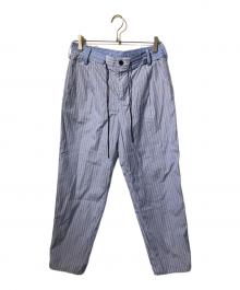 sacai×THOMAS MASON（サカイ×トーマスメイソン）の古着「Cotton Poplin Pants/ストライプパンツ」｜ブルー