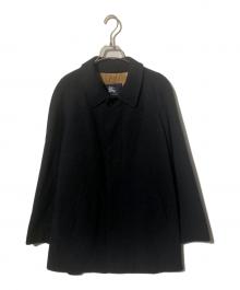 BURBERRY（バーバリー）の古着「ライナーノバチェックウールステンカラーコート」｜グレー