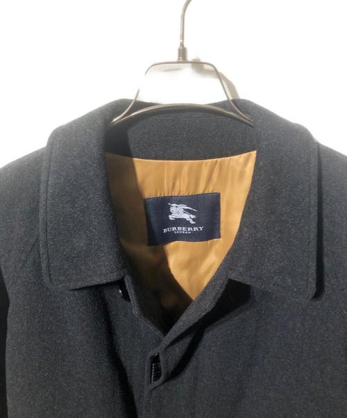 BURBERRY（バーバリー）BURBERRY (バーバリー) ライナーノバチェックウールステンカラーコート グレー サイズ:52の古着・服飾アイテム