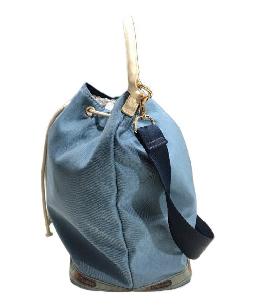 LeSportsac（レスポートサック）LeSportsac (レスポートサック) MED DRAWSTRING BAG/ショルダーバッグ ブルーの古着・服飾アイテム