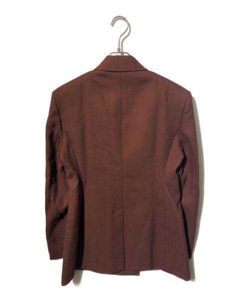 Max Mara Studio（マックスマーラ ストゥディオ）Max Mara Studio (マックスマーラ ストゥディオ) ダブルジャケット ブラウン サイズ:44の古着・服飾アイテム