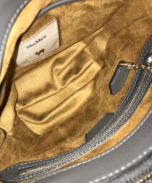 MaxMara（マックスマーラ）MaxMara (マックスマーラ) ボア2WAYバッグ グレーの古着・服飾アイテム
