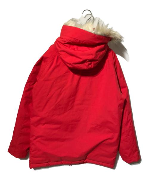 Canterbury（カンタベリー）CANTERBURY (カンタベリー) INVERCARGILL DOWN MIDDLE COAT/ダウンコート レッド サイズ:Lの古着・服飾アイテム