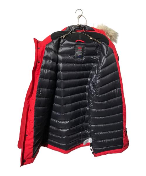 Canterbury（カンタベリー）CANTERBURY (カンタベリー) INVERCARGILL DOWN MIDDLE COAT/ダウンコート レッド サイズ:Lの古着・服飾アイテム