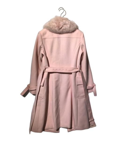 Harrods（ハロッズ）Harrods (ハロッズ) カシミヤブレンドコート ピンク サイズ:2の古着・服飾アイテム