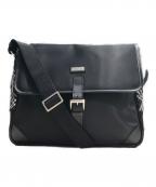 BURBERRY BLACK LABELバーバリーブラックレーベル）の古着「サイドノバチェックショルダーバッグ」｜ブラック