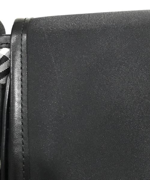 BURBERRY BLACK LABEL（バーバリーブラックレーベル）BURBERRY BLACK LABEL (バーバリーブラックレーベル) サイドノバチェックショルダーバッグ ブラックの古着・服飾アイテム