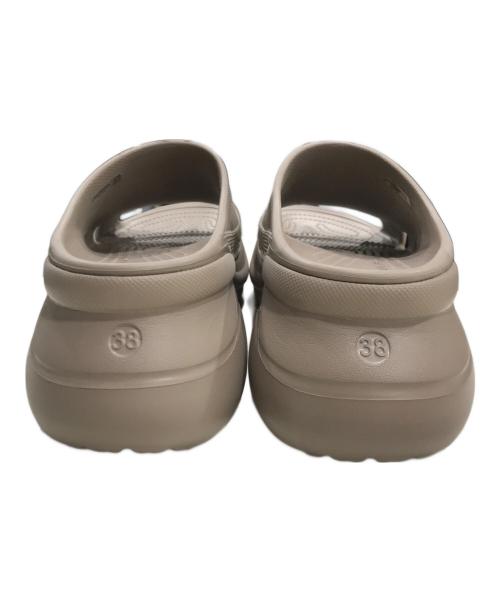 BALENCIAGA（バレンシアガ）BALENCIAGA (バレンシアガ) crocs (クロックス) プールクロックスラバーミュール ベージュ サイズ:38の古着・服飾アイテム