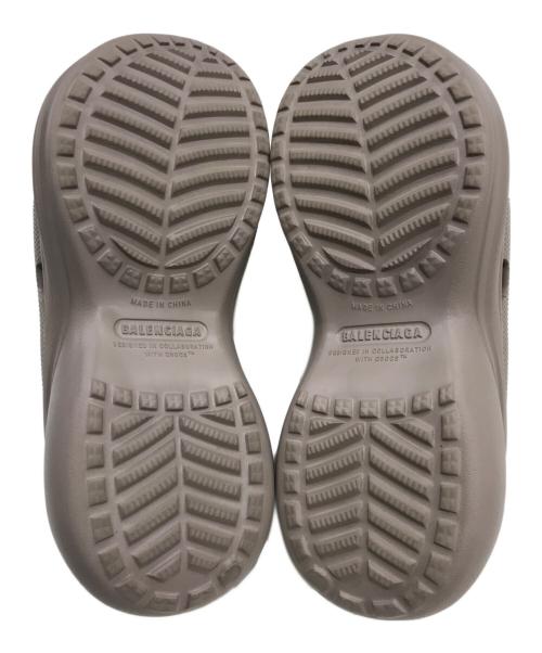 BALENCIAGA（バレンシアガ）BALENCIAGA (バレンシアガ) crocs (クロックス) プールクロックスラバーミュール ベージュ サイズ:38の古着・服飾アイテム