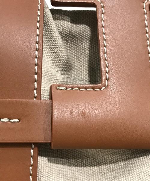 IACUCCI（イアクッチ）IACUCCI (イアクッチ) メッシュトートバッグ ブラウンの古着・服飾アイテム
