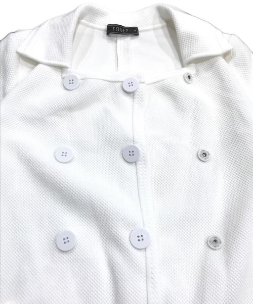 FOXEY（フォクシー）FOXEY (フォクシー) クラシカル スプリングコート ホワイト サイズ:38の古着・服飾アイテム
