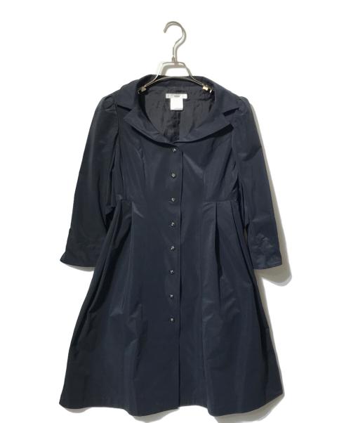 Rene（ルネ）Rene (ルネ) スプリングコート ネイビー サイズ:36の古着・服飾アイテム