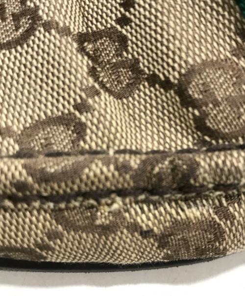 GUCCI（グッチ）GUCCI (グッチ) GGキャンバスビットローファー ブラウン サイズ:37 1/2の古着・服飾アイテム