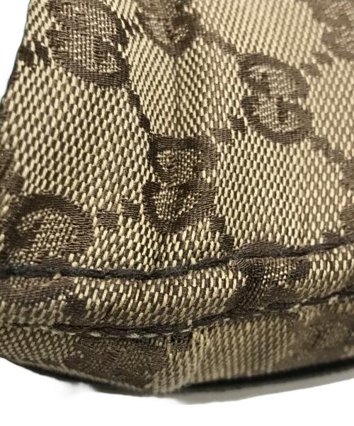 GUCCI（グッチ）GUCCI (グッチ) GGキャンバスビットローファー ブラウン サイズ:37 1/2の古着・服飾アイテム