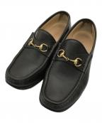 GUCCIグッチ）の古着「ホースビットローファー」｜ブラウン