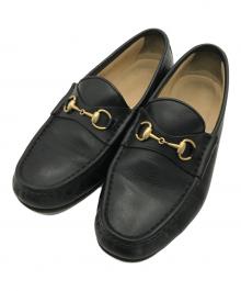 GUCCI（グッチ）の古着「ホースビットローファー」｜ブラック