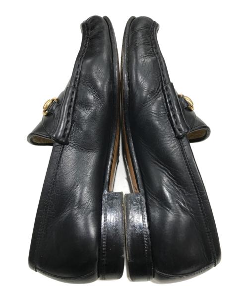 GUCCI（グッチ）GUCCI (グッチ) ホースビットローファー ブラック サイズ:24.0の古着・服飾アイテム