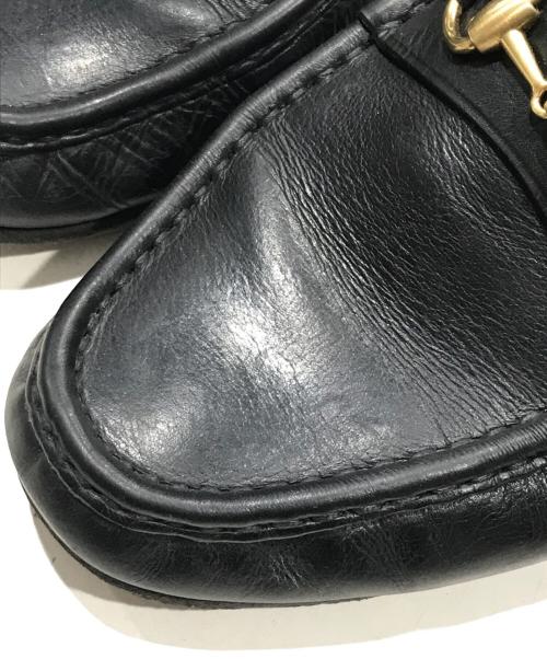 GUCCI（グッチ）GUCCI (グッチ) ホースビットローファー ブラック サイズ:24.0の古着・服飾アイテム