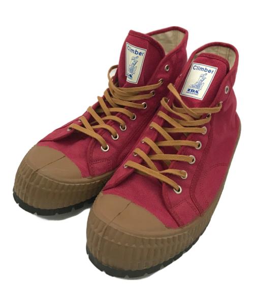 ZDA Climber（ゼットディーエー）ZDA Climber (ゼットディーエー) ハイカットスニーカー レッド×ブラウン サイズ:43の古着・服飾アイテム