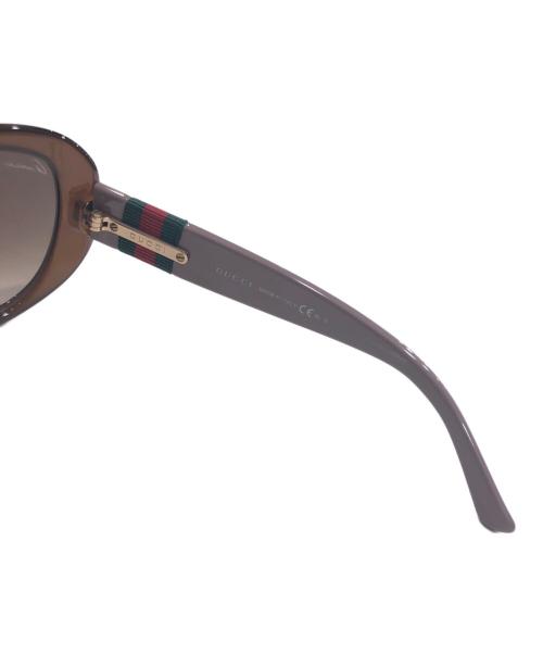 GUCCI（グッチ）GUCCI (グッチ) GGシェリーラインサングラス ブラウン サイズ:57□16の古着・服飾アイテム