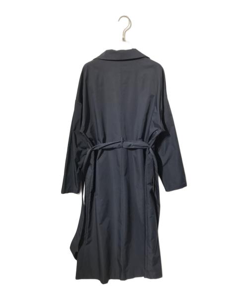 SOEJU（ソージュ）SOEJU (ソージュ) リモンタパッカブルコート/ロングコート/ベルト付きコート ネイビー サイズ:Ｌの古着・服飾アイテム