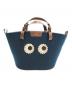 ANYA HINDMARCH（アニヤ・ハインドマーチ）の古着「EYES フェルトトート」｜ネイビー