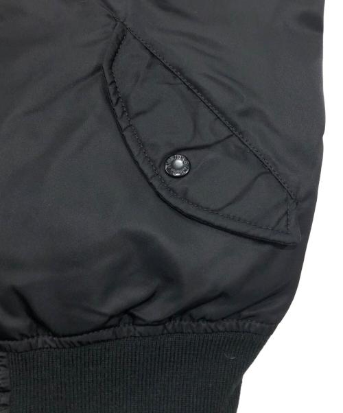 AVIREX（アヴィレックス）AVIREX (アヴィレックス) COMMERCIAL LOGO MA-1フライトジャケット ブラック サイズ:Mの古着・服飾アイテム