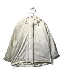 Spick and Span（スピック＆スパン）の古着「撥水フーデッドダウンハーフコート」｜ホワイト